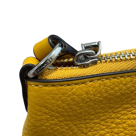 Coach Small Kelsey Crossbody Handbag M1748-F27596 Canary Yellow Leather Purse - Picture 12 of 12